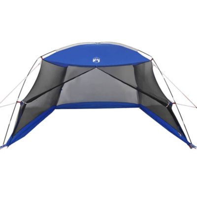 ZMH Tente Anti-Moustiques pour Camping avec Porte Bleue 5 Places Imperméable