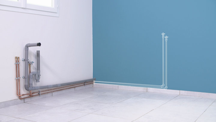 Illustration du projet de déplacement des arrivées d'eau