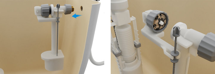 Dévissage valve et vérification joint