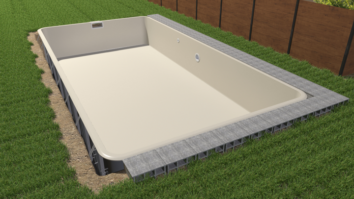 Les piscines en kit