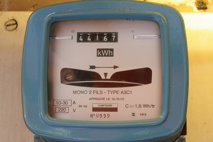 Compteur électrique en kWh