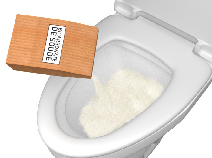 Comment déboucher un WC avec de la soude ?