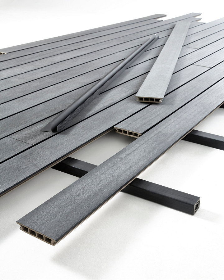 La structure de votre terrasse est composée de solides tasseaux de bois