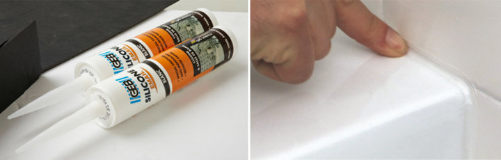 Les joints en mastic silicone