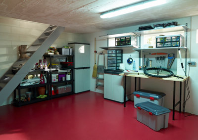 Dans le garage, l’atelier ou la buanderie
