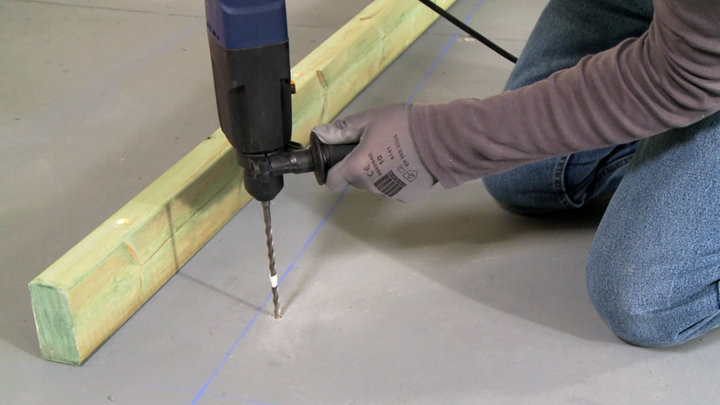 Perçage du béton