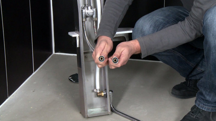 Vérification des flexibles de la colonne