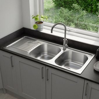 Évier de cuisine inox 1 bac & égouttoir Argos Franke | Espace Aubade