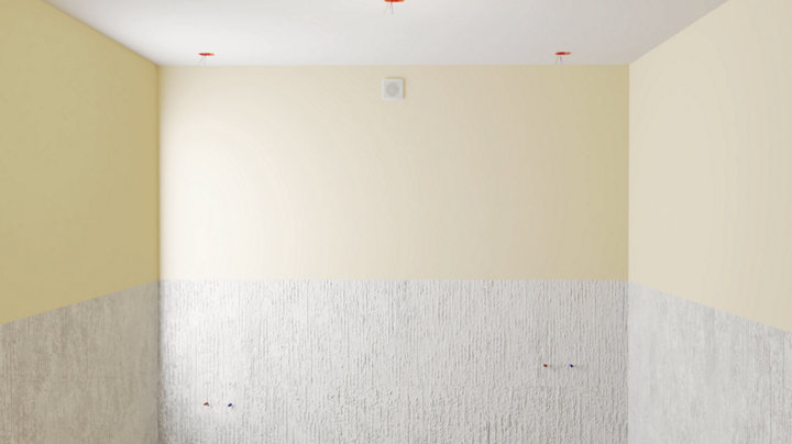 La préparation des murs