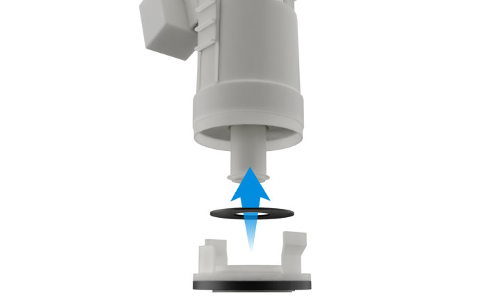 Insertion joint et clapet dans mécanisme