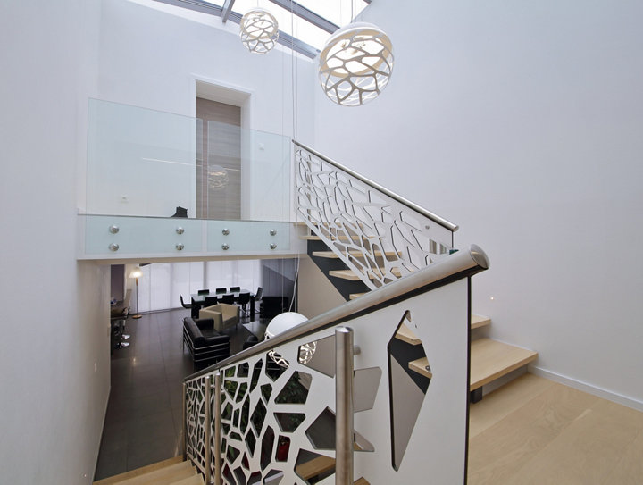 Rampe d'escalier à motif