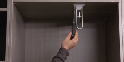 Installation des autres accessoires coulissants sans adaptation sur un cadre