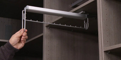 Installation des autres accessoires coulissants sans adaptation sur un cadre
