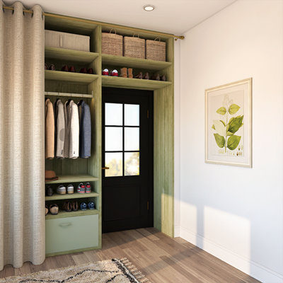 Imaginer des rangements autour de la porte d’entrée