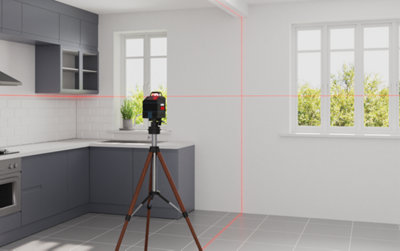Utilisation d'un niveau laser