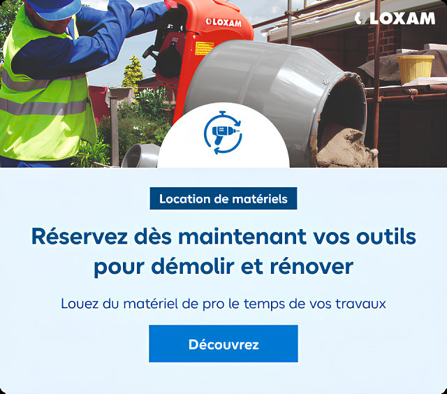 Bandeau vers la location de matériel