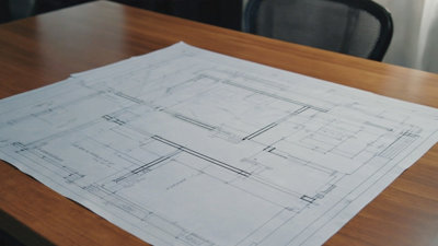 Photo d'un plan sur une table