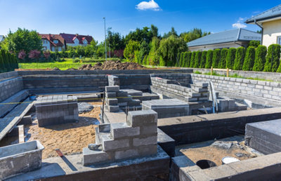Photo d'une chantier en construction