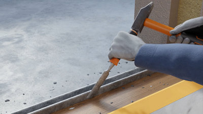 Démontage de la traverse inférieure