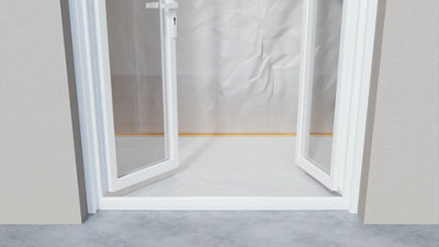 Installation des portes sur le cadre