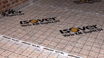 Préparez le premier lé de la membrane d’étanchéité