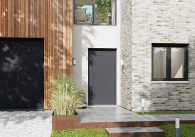 La porte d'entrée en PVC