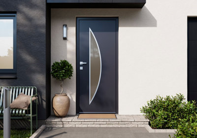 La porte d'entrée en acier