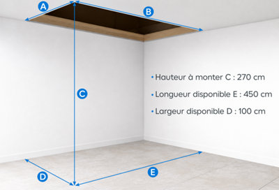 Exemple de calcul pour un escalier droit