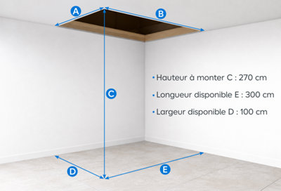 Exemple de calcul pour un escalier à quart tournant