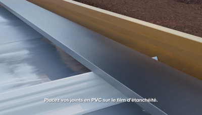 Vérification de la planéité du joint de dilatation