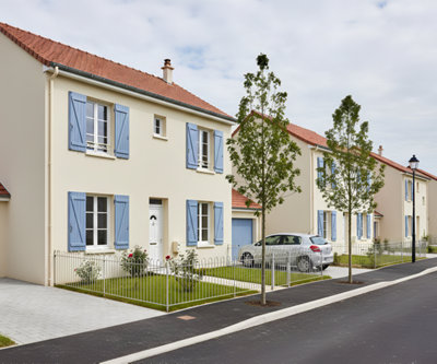 Exemple d'une maison dans un quartier résidentiel