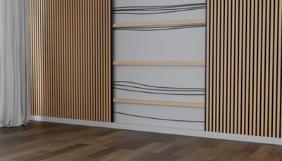 Illustration de la pose sur tasseaux des panneaux décoratifs