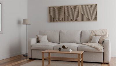 exemple de composition possible avec des panneaux décoratifs