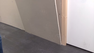 Mise en place d'une double plaque de plâtre