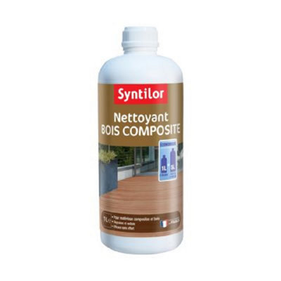 Flacon de nettoyant bois composite