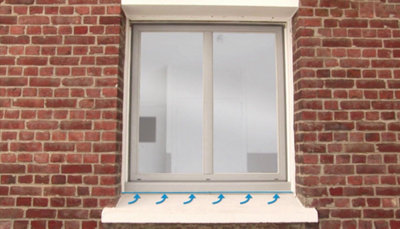 Schéma montrant l'entrée de l'air pour la ventilation.