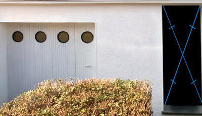 schéma emplacement porte d'entrée
