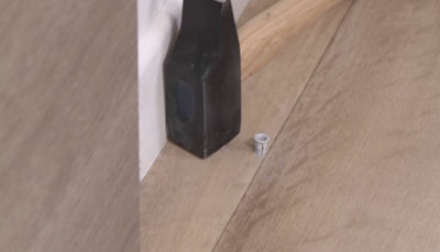 Percez sur ces repères que vous venez de tracer