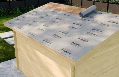 pose sous-couche toit abris de jardin bois