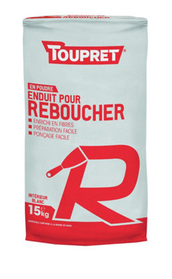 Sac enduite pour reboucher