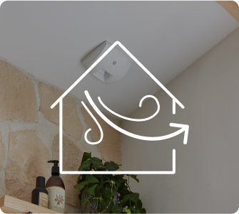 Pictogramme d'un thermomètre dans une maison
