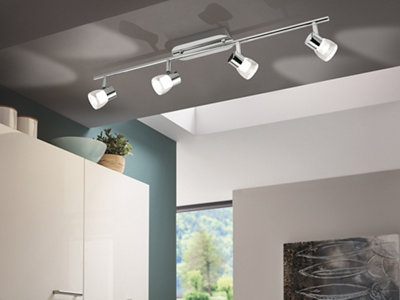 Spots orientables plafionnier gris