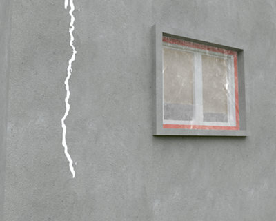 Protection avec des bâches et de l'adhésif