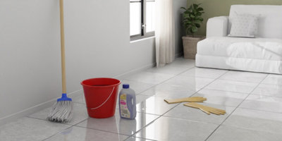le lavage des carreaux