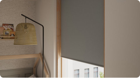 Visuel store enrouleur occultant gris