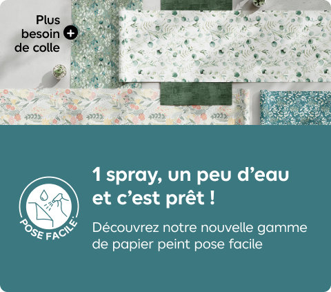 Découvrez notre nouvelle gamme de papier peint pose facile