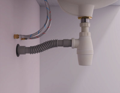 Relier la bonde au siphon​
