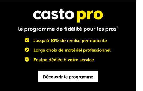 Casto pro le programme de fidélité pour les pros*