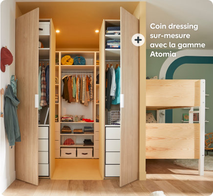 Coin dressing sur-mesure avec la gamme Atomia