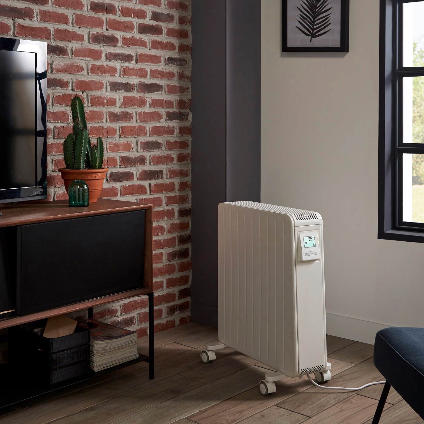 Radiateur d'appoint dans un salon